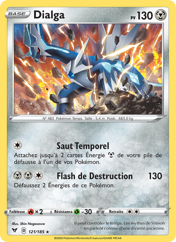 Dialga 121 — Voltage Éclatant (French Pokémon TCG card)