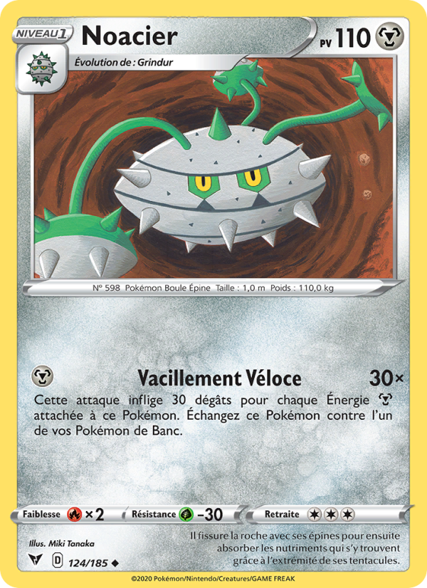 Noacier 124 — Voltage Éclatant (French Pokémon TCG card)