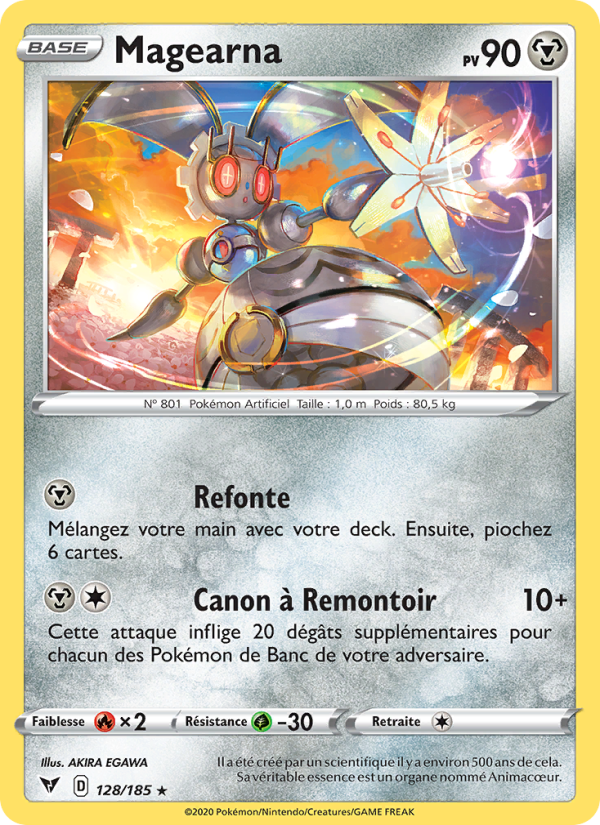 Magearna 128 — Voltage Éclatant (French Pokémon TCG card)