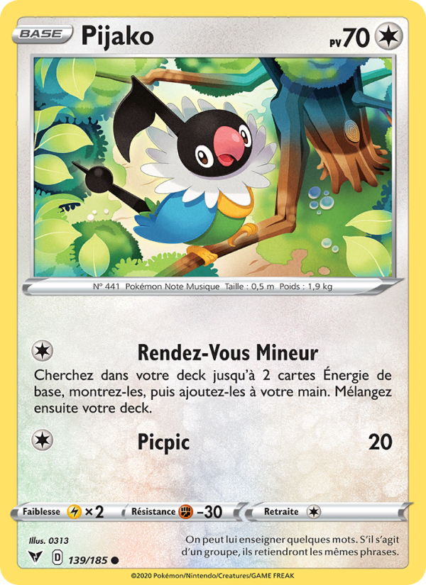 Pijako 139 — Voltage Éclatant (French Pokémon TCG card)
