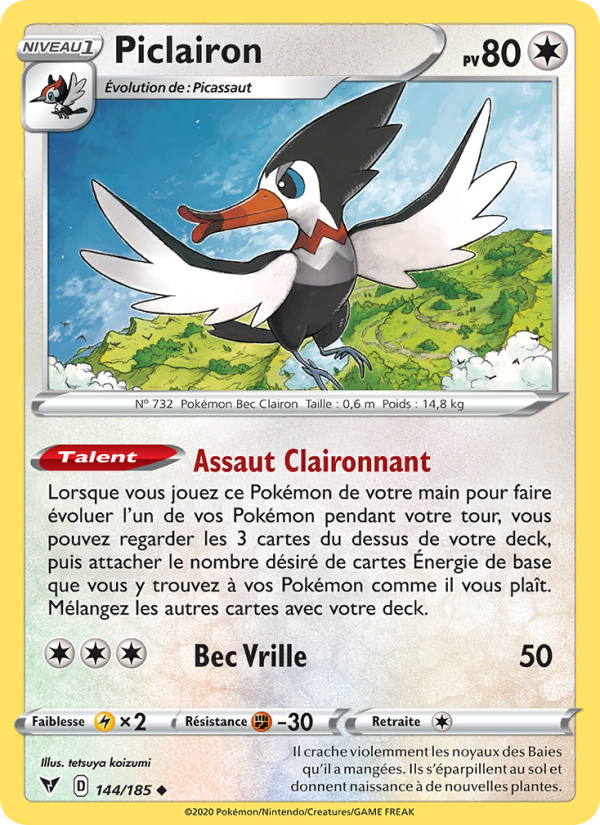 Piclairon 144 — Voltage Éclatant (French Pokémon TCG card)