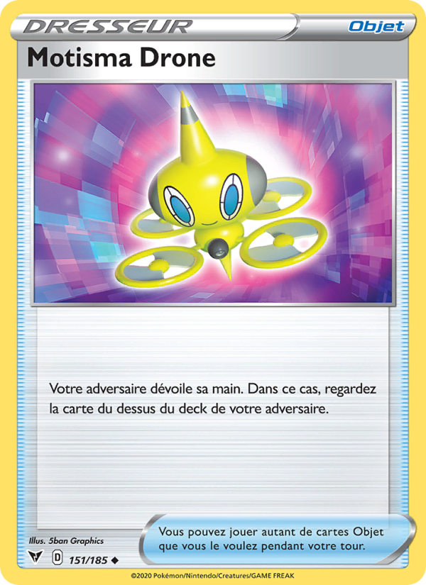 Motisma Drone 151 — Voltage Éclatant (French Pokémon TCG card)