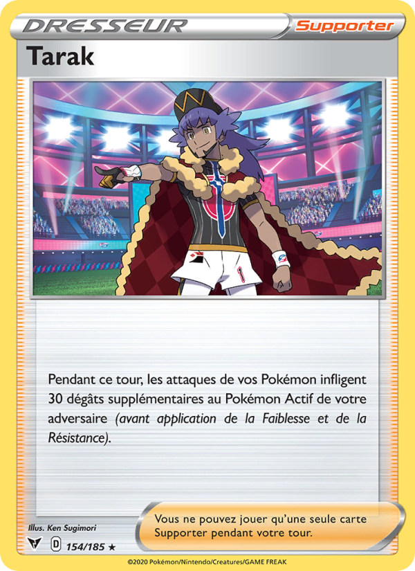 Tarak 154 — Voltage Éclatant (French Pokémon TCG card)