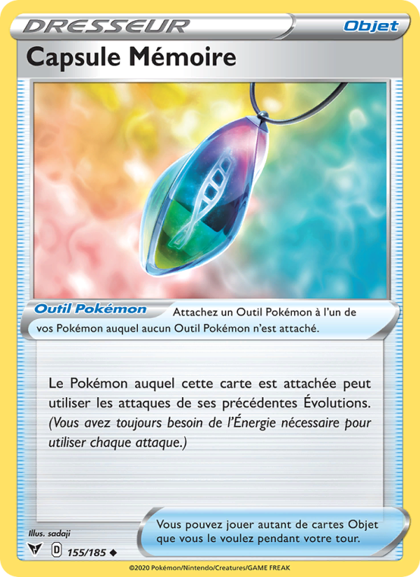 Capsule Mémoire 155 — Voltage Éclatant (French Pokémon TCG card)