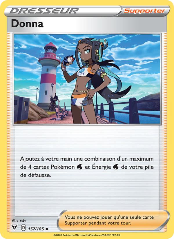 Donna 157 — Voltage Éclatant (French Pokémon TCG card)
