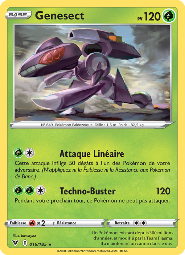 Genesect 16 — Voltage Éclatant (French Pokémon TCG card)