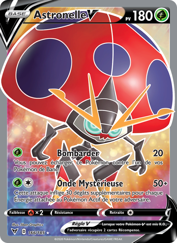 Astronelle V 166 — Voltage Éclatant (French Pokémon TCG card)