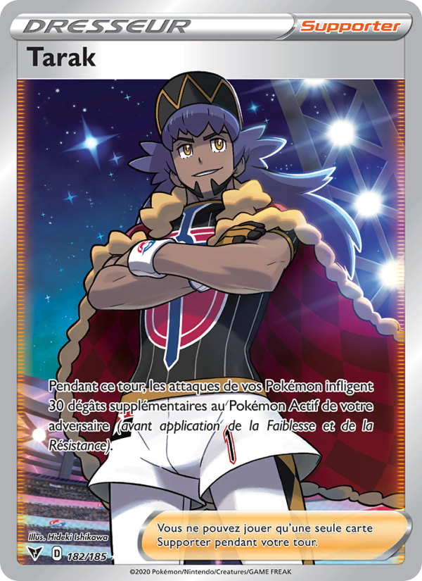 Tarak 182 — Voltage Éclatant (French Pokémon TCG card)