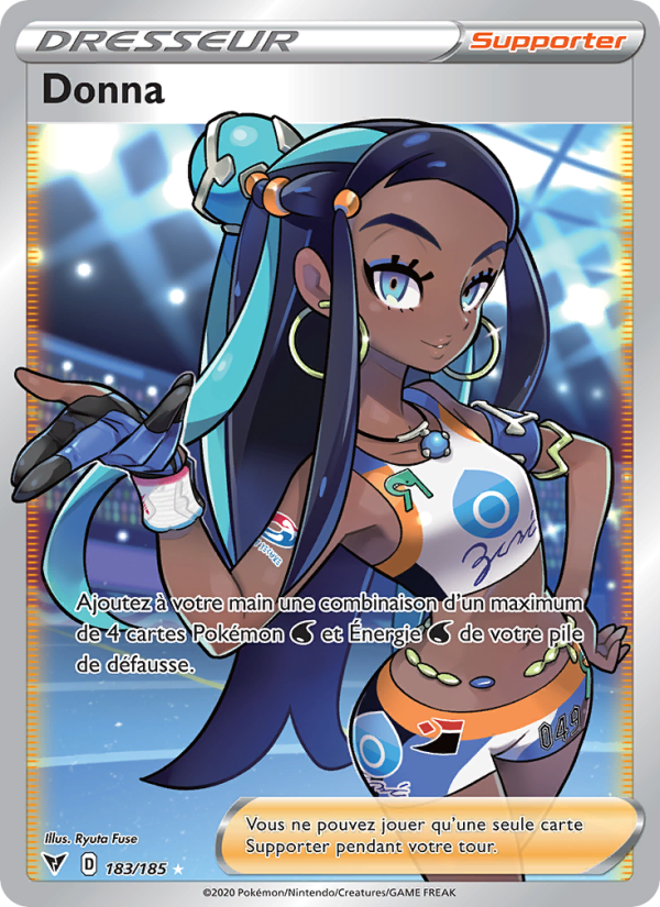 Donna 183 — Voltage Éclatant (French Pokémon TCG card)
