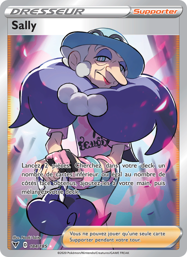 Sally 184 — Voltage Éclatant (French Pokémon TCG card)