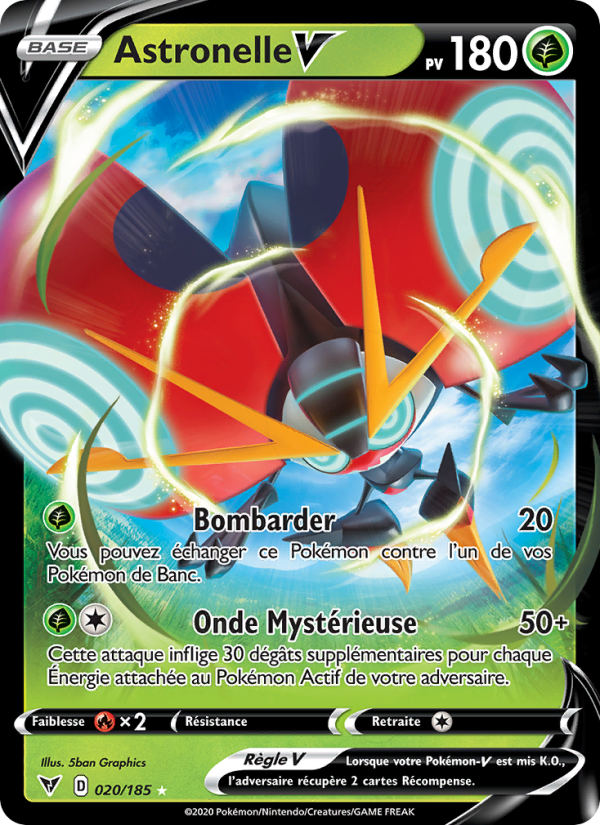 Astronelle V 20 — Voltage Éclatant (French Pokémon TCG card)