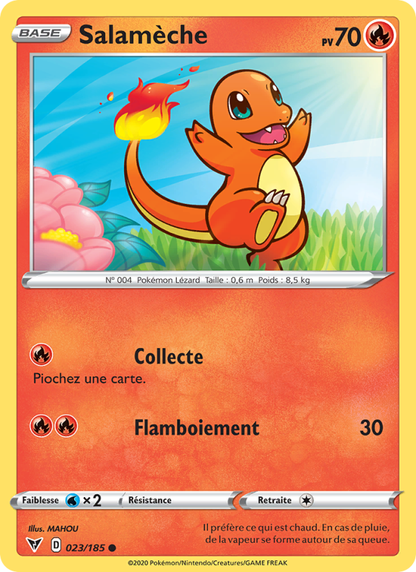 Salamèche 23 — Voltage Éclatant (French Pokémon TCG card)