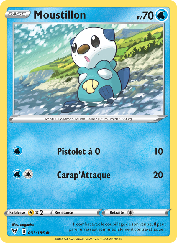 Moustillon 33 — Voltage Éclatant (French Pokémon TCG card)