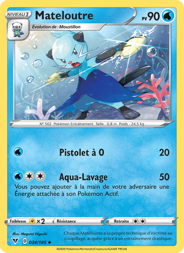 Mateloutre 34 — Voltage Éclatant (French Pokémon TCG card)