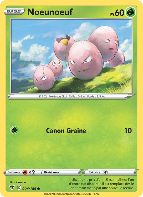 Noeunoeuf 4 — Voltage Éclatant (French Pokémon TCG card)