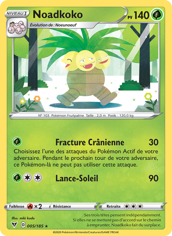 Noadkoko 5 — Voltage Éclatant (French Pokémon TCG card)