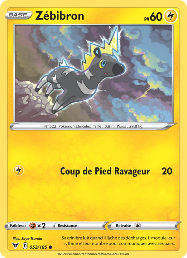Zébibron 53 — Voltage Éclatant (French Pokémon TCG card)