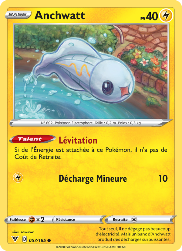 Anchwatt 57 — Voltage Éclatant (French Pokémon TCG card)