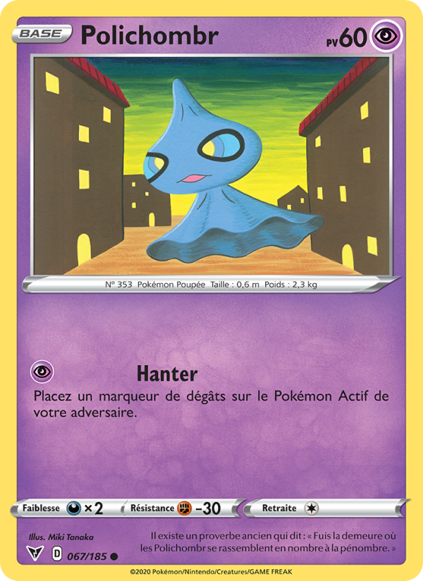 Polichombr 67 — Voltage Éclatant (French Pokémon TCG card)