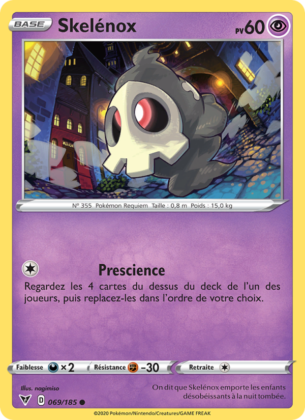 Skelénox 69 — Voltage Éclatant (French Pokémon TCG card)