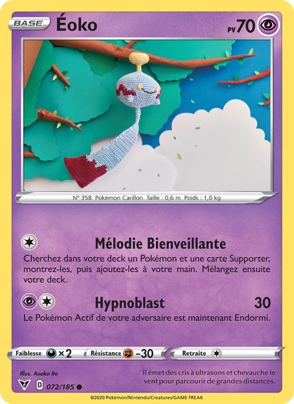 Éoko 72 — Voltage Éclatant (French Pokémon TCG card)