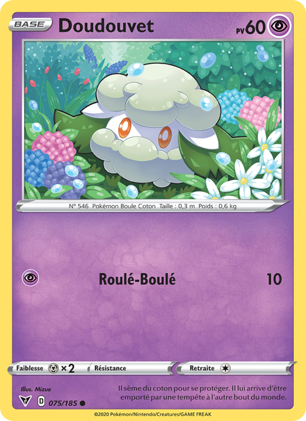Doudouvet 75 — Voltage Éclatant (French Pokémon TCG card)