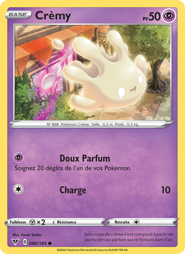 Crèmy 80 — Voltage Éclatant (French Pokémon TCG card)