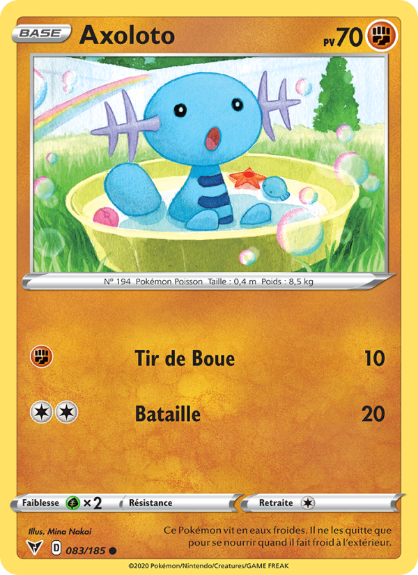 Axoloto 83 — Voltage Éclatant (French Pokémon TCG card)