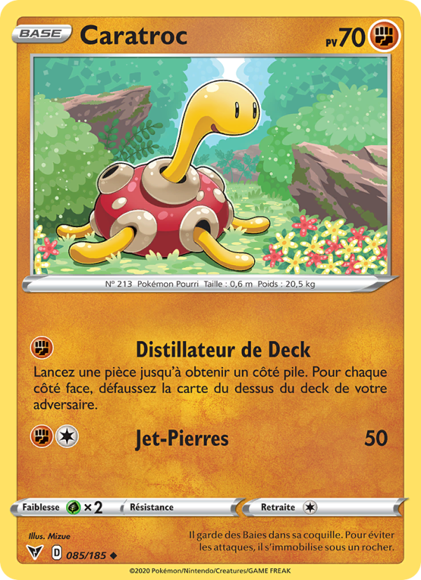 Caratroc 85 — Voltage Éclatant (French Pokémon TCG card)