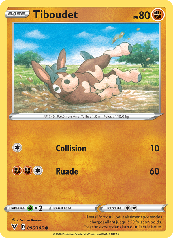 Tiboudet 96 — Voltage Éclatant (French Pokémon TCG card)