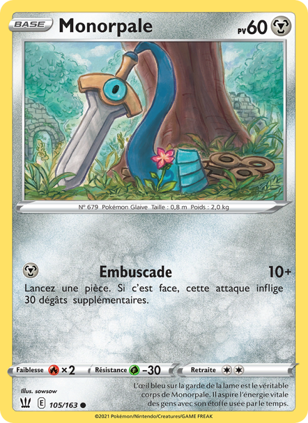 Monorpale 105 — Styles de combat (French Pokémon TCG card)
