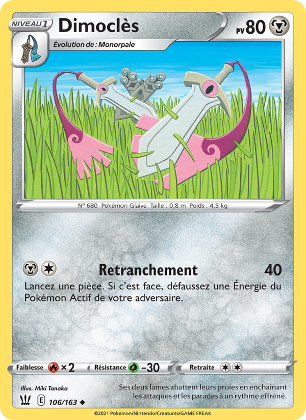 Dimoclès 106 — Styles de combat (French Pokémon TCG card)