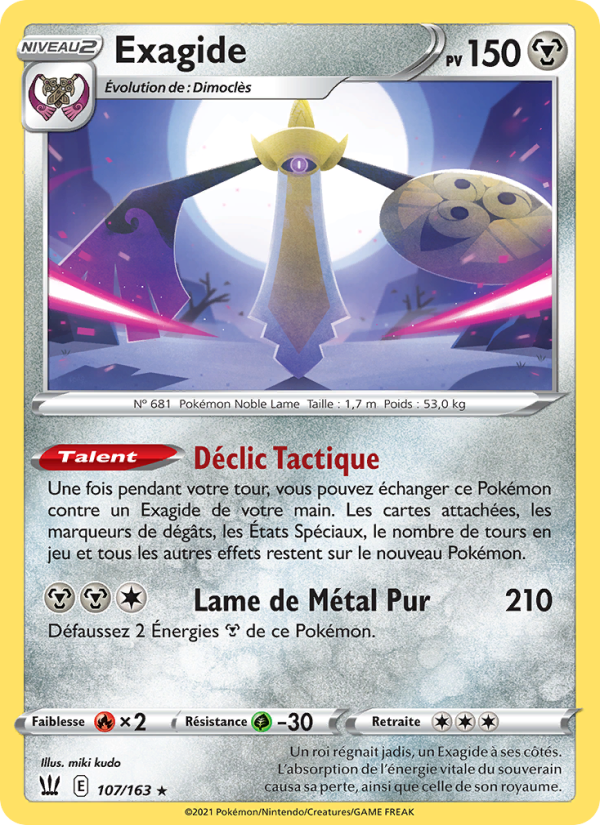 Exagide 107 — Styles de combat (French Pokémon TCG card)