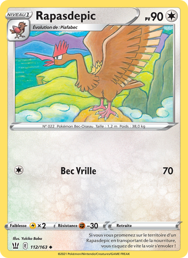 Rapasdepic 112 — Styles de combat (French Pokémon TCG card)