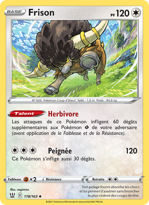 Frison 118 — Styles de combat (French Pokémon TCG card)