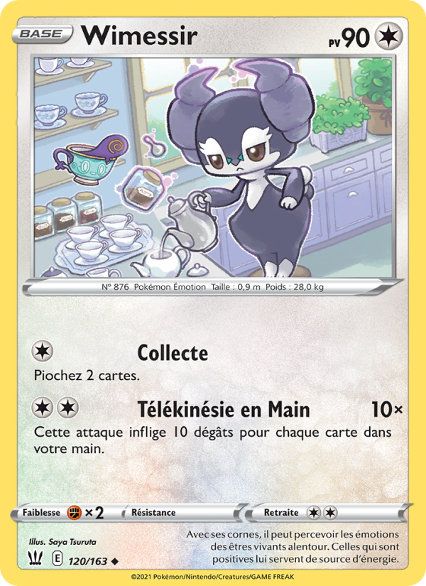 Wimessir 120 — Styles de combat (French Pokémon TCG card)