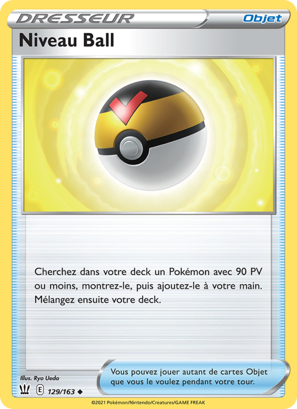 Niveau Ball 129 — Styles de combat (French Pokémon TCG card)