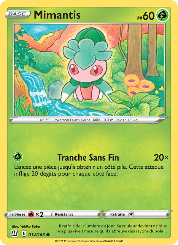 Mimantis 14 — Styles de combat (French Pokémon TCG card)