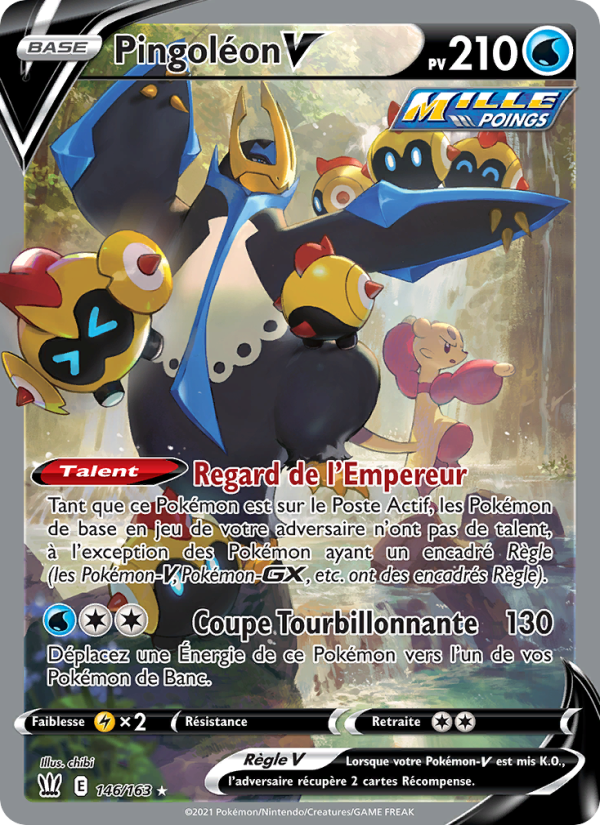 Pingoléon V 146 — Styles de combat (French Pokémon TCG card)