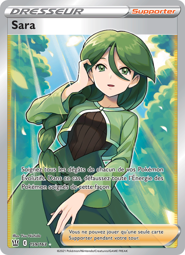 Sara 159 — Styles de combat (French Pokémon TCG card)