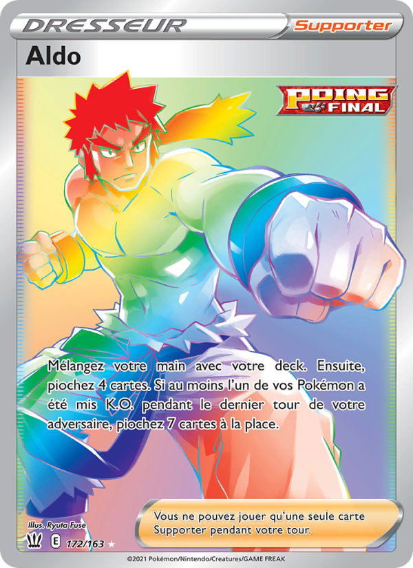 Aldo 172 — Styles de combat (French Pokémon TCG card)