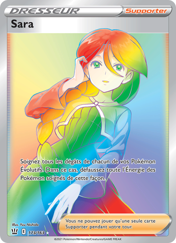 Sara 173 — Styles de combat (French Pokémon TCG card)