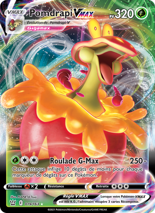 Pomdrapi VMAX 19 — Styles de combat (French Pokémon TCG card)