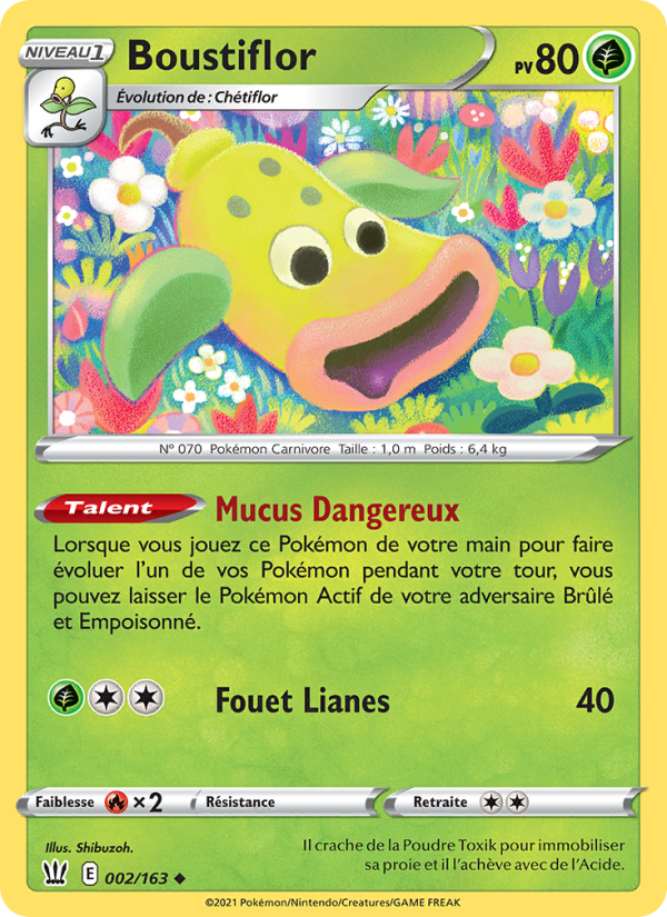 Boustiflor 2 — Styles de combat (French Pokémon TCG card)