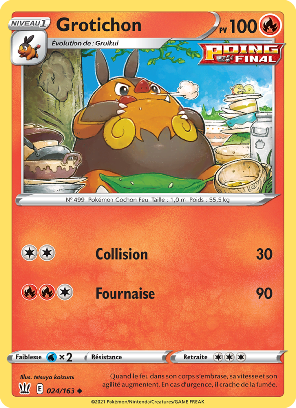 Grotichon 24 — Styles de combat (French Pokémon TCG card)