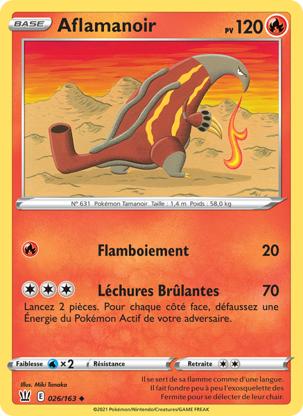 Aflamanoir 26 — Styles de combat (French Pokémon TCG card)