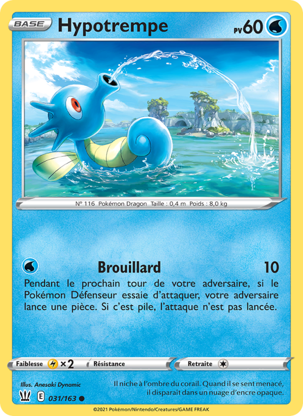 Hypotrempe 31 — Styles de combat (French Pokémon TCG card)