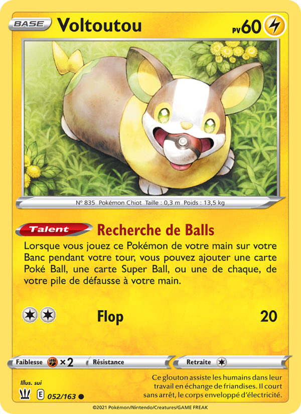 Voltoutou 52 — Styles de combat (French Pokémon TCG card)