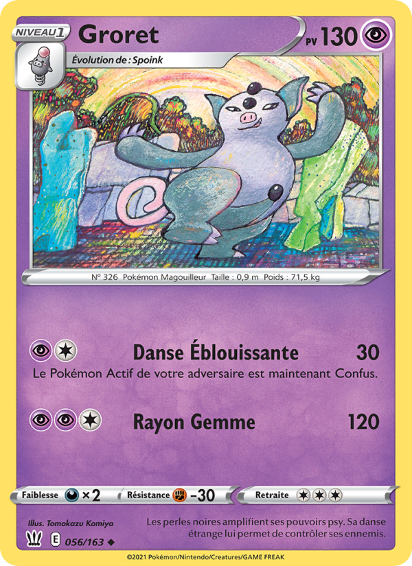 Groret 56 — Styles de combat (French Pokémon TCG card)