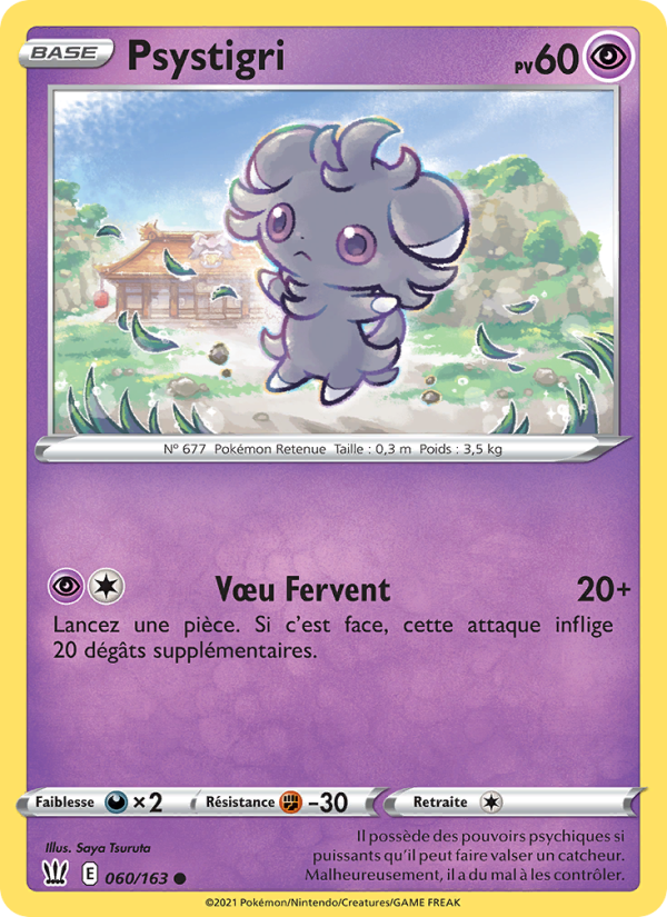 Psystigri 60 — Styles de combat (French Pokémon TCG card)